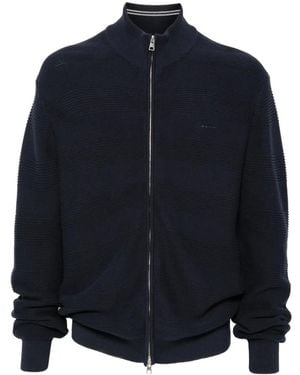 GANT Strukturierter Blazer Mit Reißverschluss - Blau