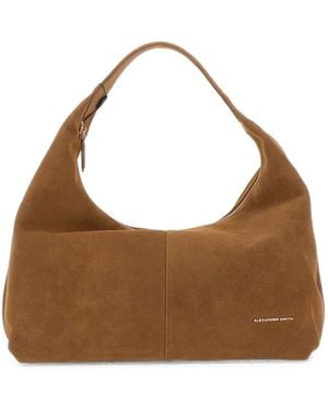 Alexander Smith Medium Chloe Logo-Plaque Tote Bag - Brown