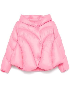 JNBY Hooded Puffer Jacket - Pink