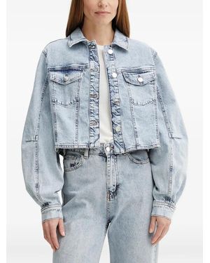 Gestuz Button-Up Jacket - Blue