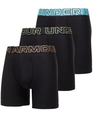Under Armour Logo Waistband Boxers (Set Of Three) - Black