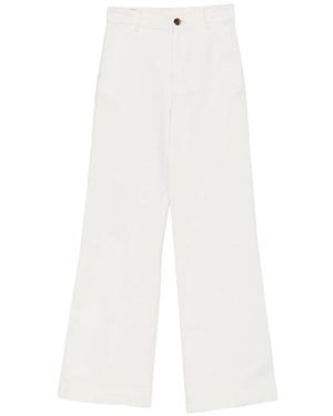 Soeur California Wide-Leg Jeans - White