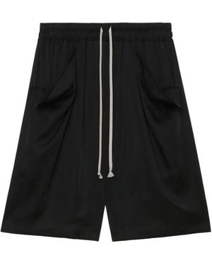 Rick Owens ワイド ショートパンツ - ブラック