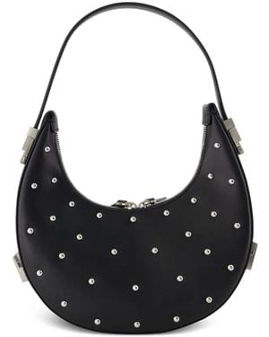 OSOI Stud-Embellished Shoulder Bag - Black