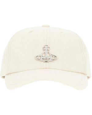 Vivienne Westwood Orb-plaque baseball cap - Natur