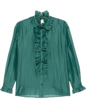 Twinset Semi-Transparentes Oberteil - Grün
