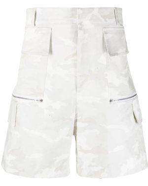 1017 ALYX 9SM Bermudas cargo con motivo militar - Blanco
