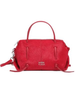 Bimba Y Lola Mini Lava Fur Lolita Bag - Red