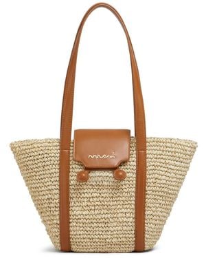 Marni Trunkaroo Strandtasche - Weiß