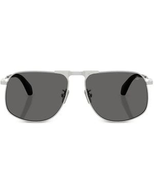 Moncler Vitessa Navigator-Frame Sunglasses - Grey