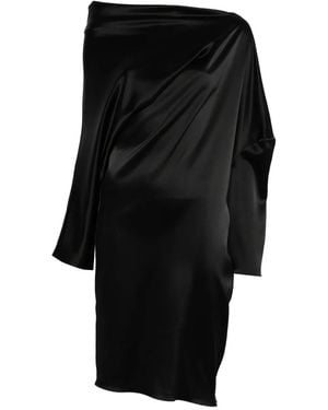 Gianluca Capannolo Drapiertes Minikleid - Schwarz