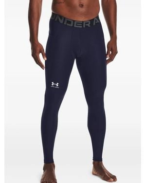 Under Armour Logo-Waistband Leggings - Blue