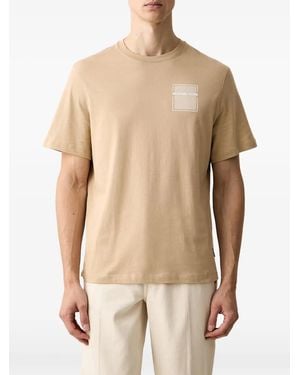 Michael Kors T-Shirt En Coton À Logo Graphique - Natural