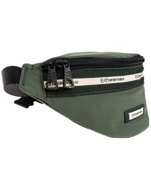 EA7 Gürteltasche Mit Logo-Patch - Grün