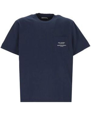 Roy Rogers X Engineered Garments Graphic-Print T-Shirt - Blue