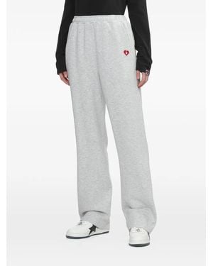 A Bathing Ape Embroidery Palazzo Trousers - Grey