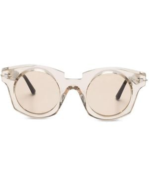 Kuboraum Occhiali Da Sole Mask J6 Tondi - Neutro