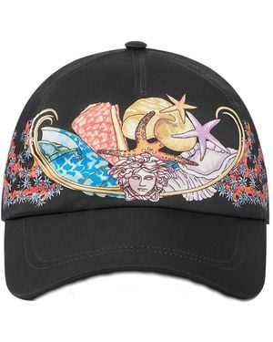 Versace Coral Theatre Baseballkappe - Schwarz