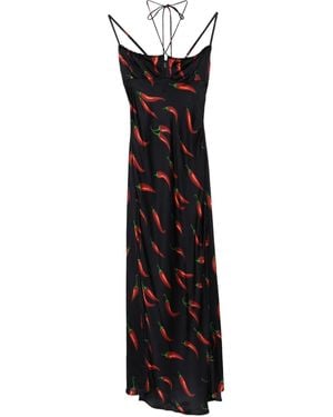 Leslie Amon スリップドレス - ブラック