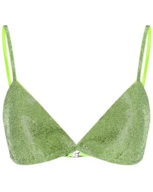 Nue 트라이앵글 브라 - Green