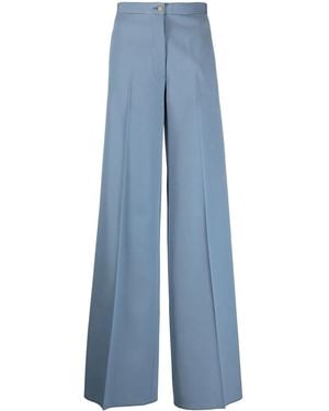 Giuliva Heritage Pantalones Anchos De Talle Alto - Azul