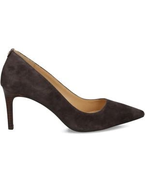 MICHAEL Michael Kors 80Mm Pointed-Toe Suede Pumps - Brown