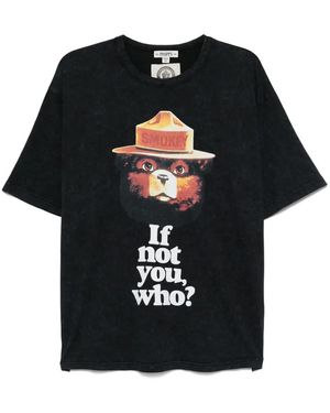 Stain Shade Graphic-Print T-Shirt - Black