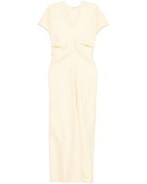 TOTEME Slouch-Waist Maxi Dress - White