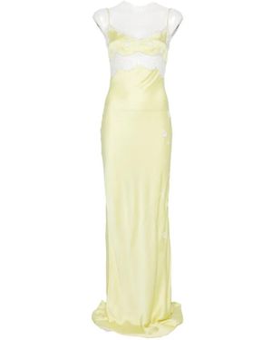 Asta Resort Arlette Lace-Trim Maxi Dress - White