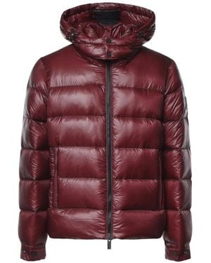 Heskimo Quilted Hooded Jacket - Red