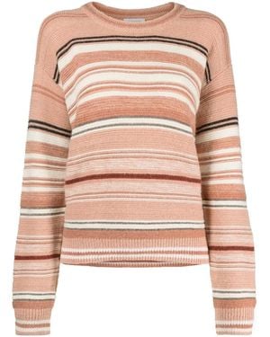 See By Chloé Jersey Con Rayas Horizontales - Rosa
