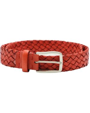 Moorer Woven Belt - Red