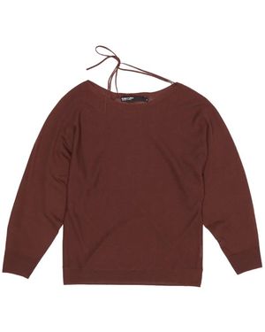 Bimba Y Lola Boat Neckline Crossover Ties Jumper - Purple