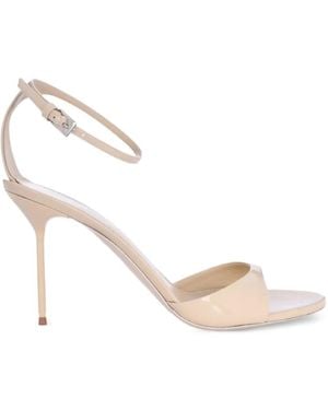 Paris Texas Lidia Ankle Strap Sandals - White