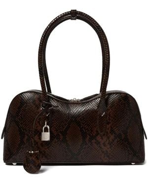 Stella McCartney Medium Ryder padlock shoulder bag - Schwarz