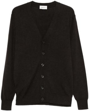 Diana Studio V-Neck Button-Up Cardigan - Black
