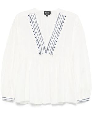 A.P.C. Vera Bluse - Weiß