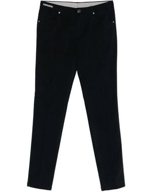 Corneliani Button-Details Trousers - Black