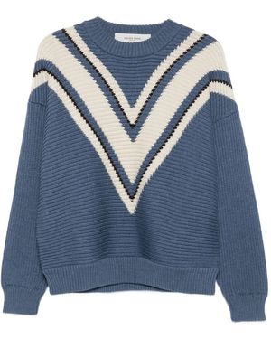 Golden Goose Vネックセーター - ブルー