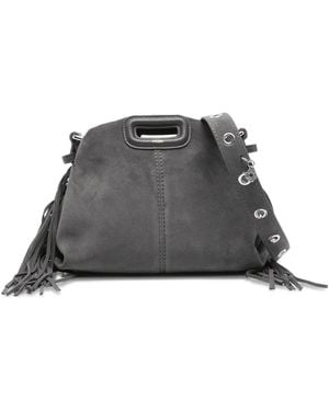 Maje Miss M Kleine Tas Met Franje - Zwart