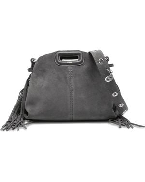 Maje Miss M fringe mini bag - Negro