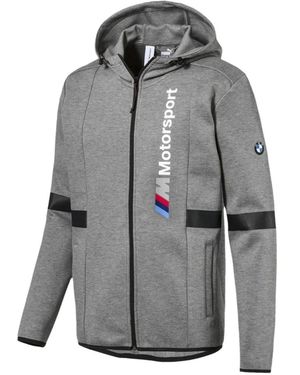 PUMA Bmw Motorsport Zip-Up Hoodie - Grey