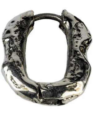 Parts Of 4 Sterling- Deco Earring - Black