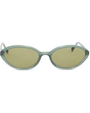 Mykita Toto Oval-Frame Sunglasses - Green