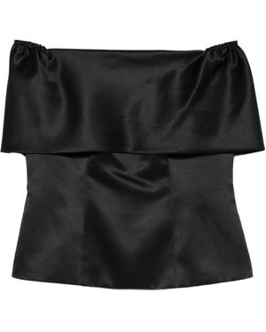 GIADA CURTI Strapless Top - Black