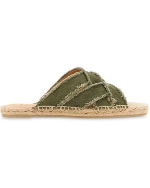 Castañer Pilita Flat Sandals - Green