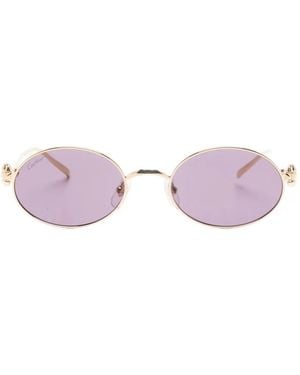 Cartier Oval-Frame Sunglasses - Pink
