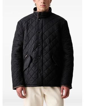 Barbour Quilted High-Neck Jacket - Black