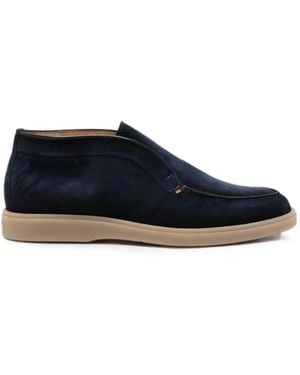 Santoni Detroit Suede Desert Boots - Blue