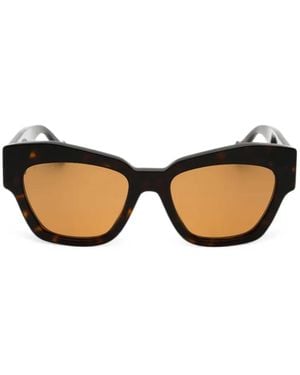 Gucci Cat-Eye-Sonnenbrille Mit Gg - Schwarz
